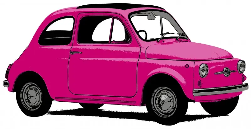Plaid polaire Pink Car Prix Réduit