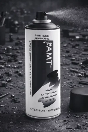 Prix Réduit Peinture Aérosol Noir mat 330ml