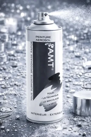 Commander Vite Peinture Aérosol Argent Chrome 330ml