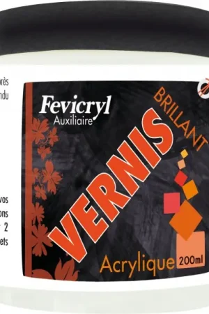 Vernis acrylique brillant pot de 200ml Vente Flash