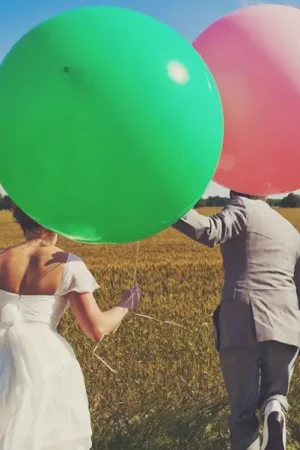 Ballon Géant 1m uni Vert Anis Remise