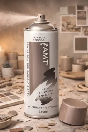 Paiement Sécurisé Peinture aérosol Taupe 330ml