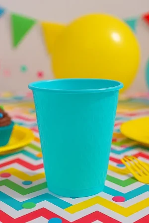 Gobelet plastique réutilisable Turquoise X 30 Usine Directe