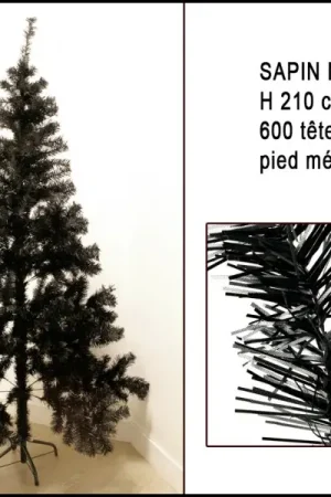 Sapin Noir 210cm 600 têtes Remise