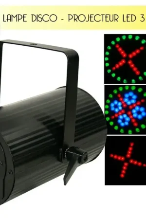 Expédition Rapide Lampe disco Projecteurs LED 3 couleurs