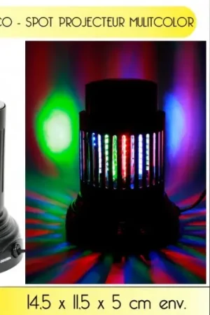 Lampe disco Spot projecteur multicolore Meilleur Prix