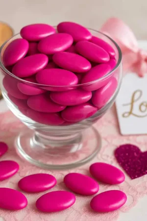 Dragées Amande Fuchsia Castille Reynaud Jusqu'à Épuisement Des Stocks
