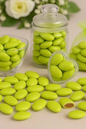 Dragées Vert Anis au Chocolat 500 gr Offre Spéciale
