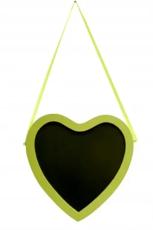 Marque Table Coeur géant ardoise Vert Anis 30 cm Must-Have