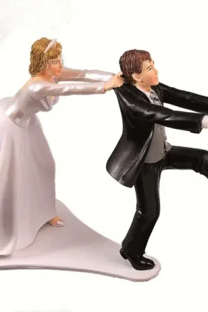 Figurine Mariage du Couple de mariés humoristique Commande En Gros