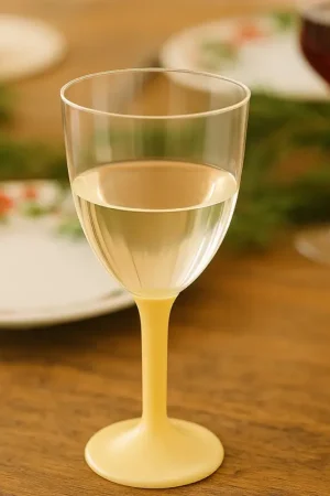 Verre à vin plastique Ecru x 20 Produit De Marque