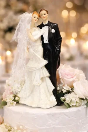 Couple de mariés 26cm Livraison Express