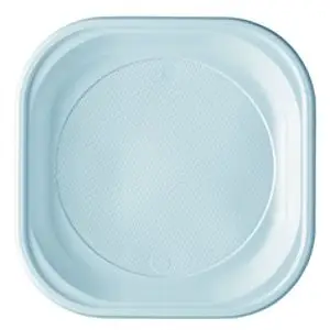 Commander Vite 20 assiettes carrés blanches réutilisables 20x20cm