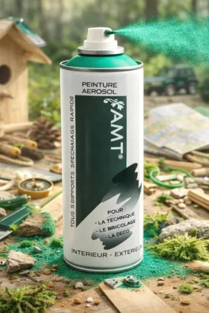 Produit De Marque Peinture Aérosol Vert Emeraude 400ml