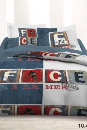 Must-Have Housse de couette 220x240 cm 100% coton Face à la mer