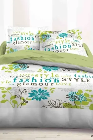 Acheter En Ligne Housse de couette 220x240 cm polycoton Fashion style