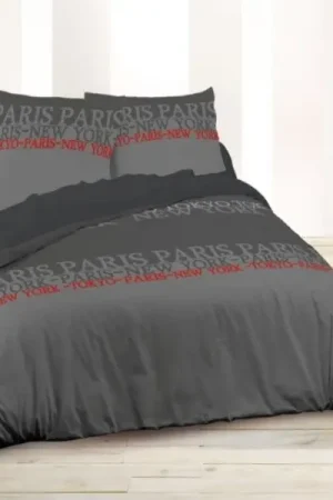 Housse de couette 220x240 cm polycoton Simply city Solde