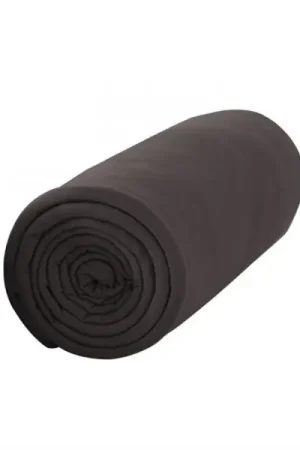 Pas Cher Drap housse 90x190 cm Chocolat 100% coton