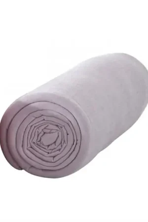 Drap housse 160x200 cm rose poudre de lila 100% coton Meilleure Vente