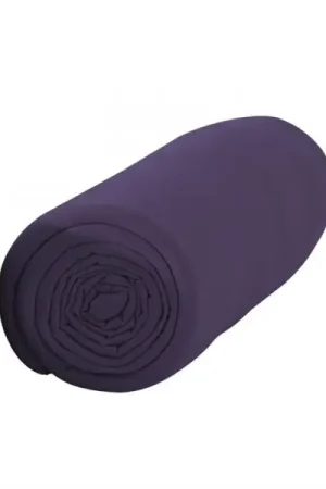 Drap housse 160x200 cm Violet 100% coton Certifié