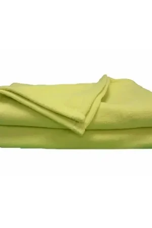 Couverture polaire vert anis 180x220cm Promotion