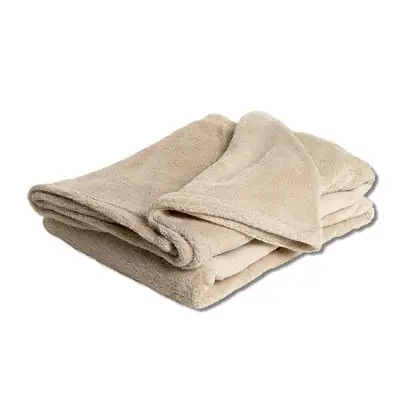 Couverture polaire 180x220cm Beige Authentique