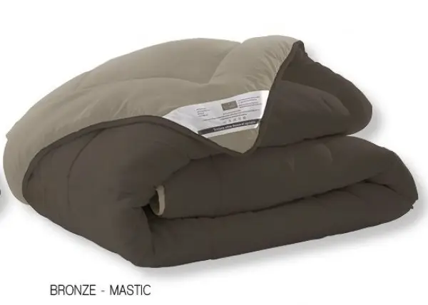 Acheter Direct Couette de lit 220x240 cm Bronze Mastic