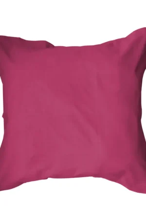 Taie d'oreiller 75x75 Fuchsia 100% coton Marque