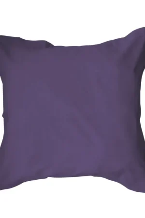 Taie d'oreiller Violet 75x75cm volant Offre Du Jour