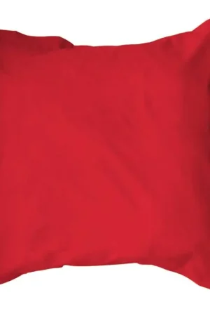 Certifié Taie d'oreiller Rouge unie 75x75 cm TODAY