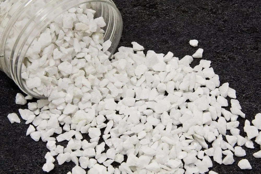 Authentique Gravier décoratif Blanc pour deco de table