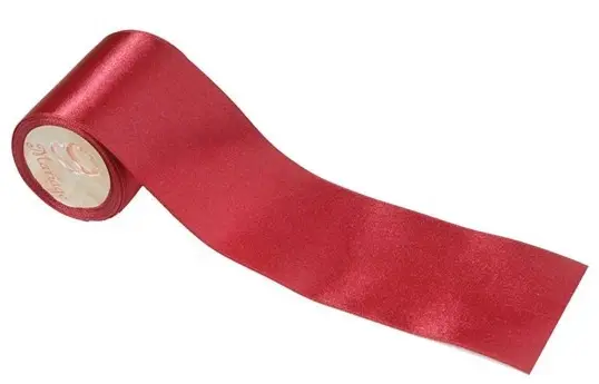 Ruban satin 60mm Bordeaux Expédition Rapide
