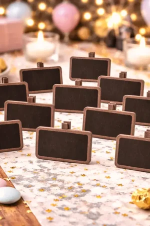 Mini ardoise Chocolat x12 Satisfait Ou Remboursé