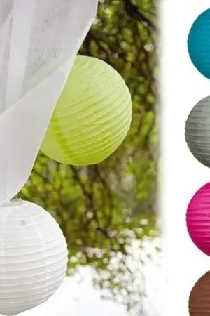 Boule lampion en papier 30 cm x 2 Marque