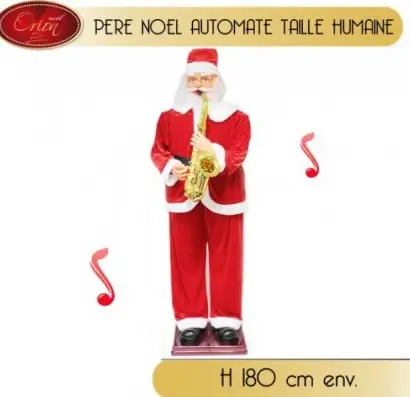 Pere noel automate 180cm Commander Maintenant