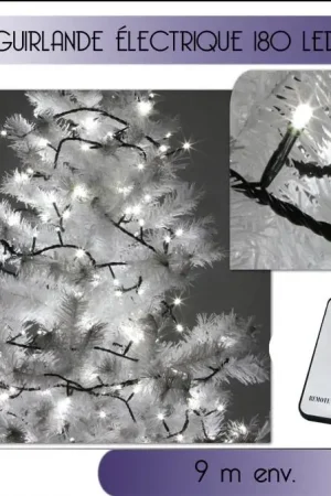 Jusqu'à Épuisement Des Stocks Guirlande lumineuse électrique 180 LED Blanc