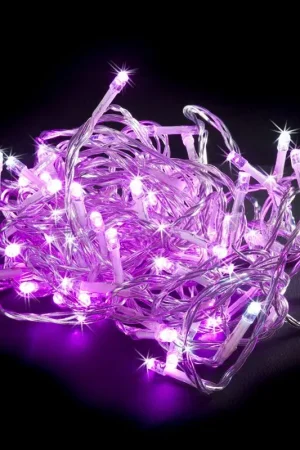 Dernière Chance Guirlande lumineuse 120 LED fuchsia