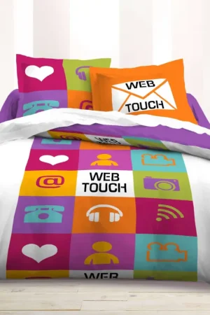 Usine Directe Housse de Couette Web Touch 220x240cm