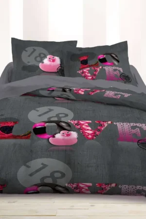 Housse de couette 220x240cm Love Marque Today Prix Cassé