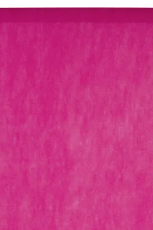 Promotion Saisonnière Nappe en tissu intissé Fuchsia en rouleau 10mx120cm
