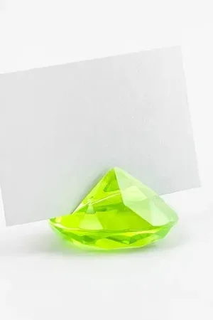 Authentique Marque place diamant Vert anis x10