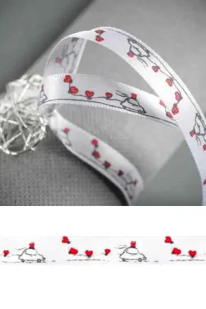 Ruban satin vive les mariés 10mmx10m Marque