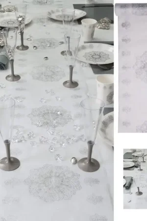 Offre Limitée Chemin de table oriental Argent