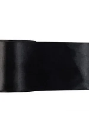 Ruban satin Noir 60 mm x 5 M Quantité Limitée