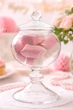 Bocal à bonbon en verre 16cm Meilleure Vente