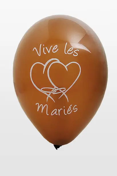 Ballon vive les mariés Chocolatx8 Dernière Chance