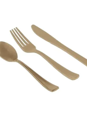 Ménagère Plastique Or x30 Must-Have