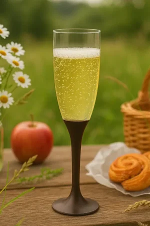Flûte à champagne plastique Chocolat 12 cl x 20 pièces Bon Marché