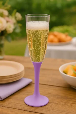 Flûte à champagne plastique Parme 12 cl x 20 pièces Usine Directe
