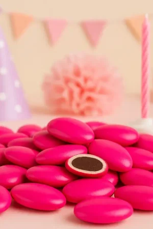 Dragées Fuchsia au Chocolat 500 gr Offre Du Jour